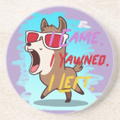 Dessous De Verre En Grès funny design (Devant)