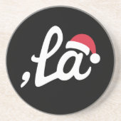 Dessous De Verre En Grès Funny Kamala Harris 2024 Comma La Christmas (Devant)