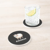Dessous De Verre En Grès Funny Quarantine | Mask Sheep Cadeaux tendance (Côté)