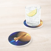 Dessous De Verre En Grès fusée vintage (Côté)