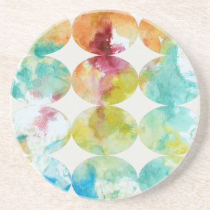 Dessous De Verre En Grès Fusionner la couleur II