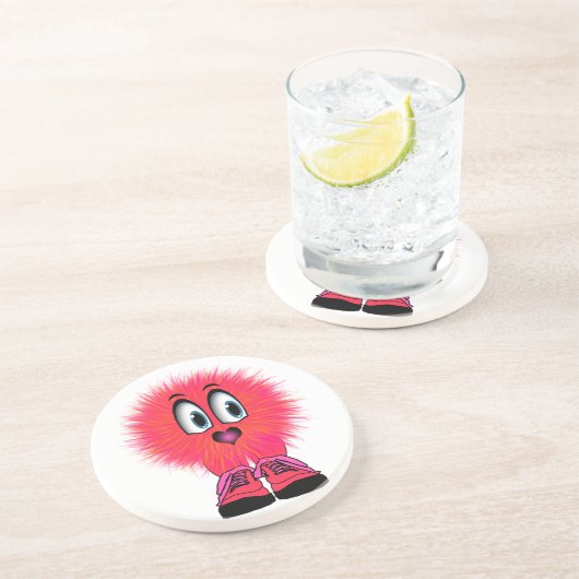 Dessous De Verre En Grès Fuzzy chaud (Côté)