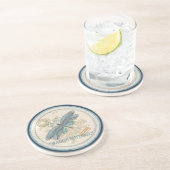 Dessous De Verre En Grès G Bureau de création libellule (Côté)