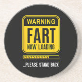 Dessous De Verre En Grès Gag drôle (Devant)