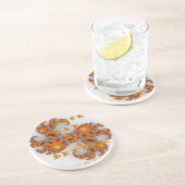 Dessous De Verre En Grès Galactique céleste ont une belle journée et une me (Côté)