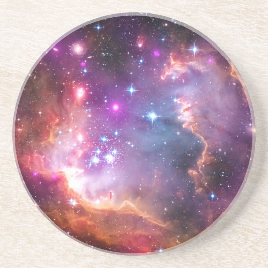 Dessous De Verre En Grès Galaxie Angélique Falln (Devant)