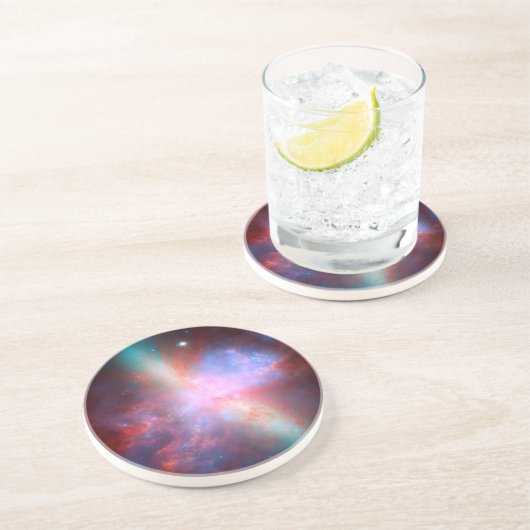 Dessous De Verre En Grès Galaxie M82 de Starburst (Côté)