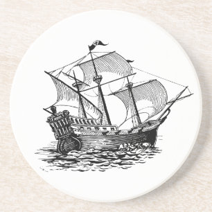 Dessous De Verre En Grès Galleon