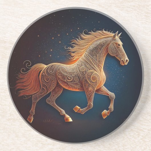 Dessous De Verre En Grès Galloping (Devant)