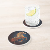 Dessous De Verre En Grès Galloping (Côté)