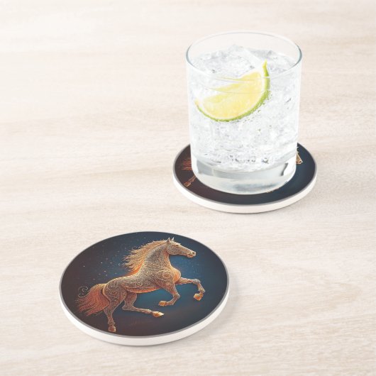 Dessous De Verre En Grès Galloping (Côté)