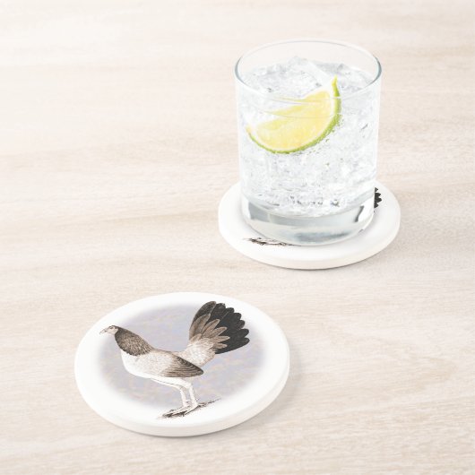 Dessous De Verre En Grès Gamecock : Hennie (Côté)