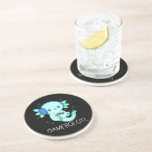 Dessous De Verre En Grès Gamesolotl Axolotl Gamer (Côté)