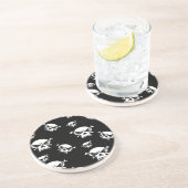Dessous De Verre En Grès Garçons du crâne (Côté)