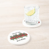 Dessous De Verre En Grès Gardener Funny Weed 'em Et Reap (Côté)