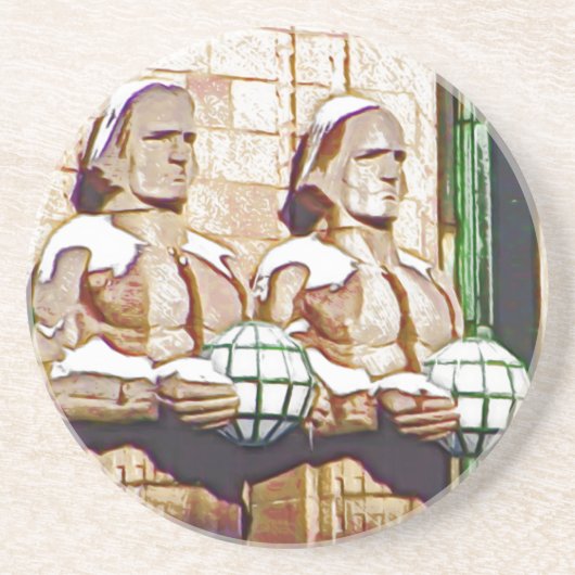 Dessous De Verre En Grès Gare ferroviaire de central de Helsinki (Devant)