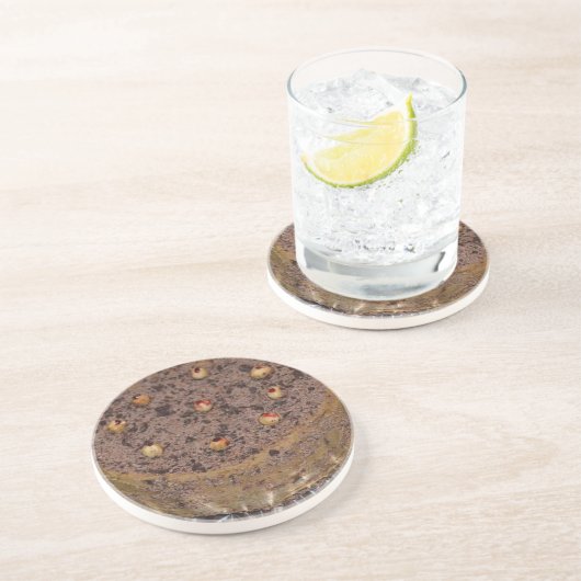 Dessous De Verre En Grès gâteau à la carotte (Côté)