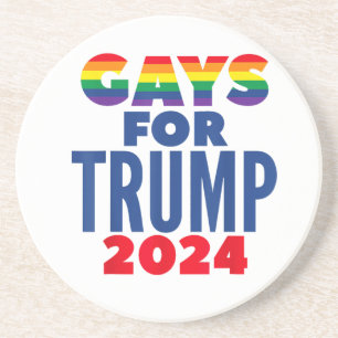 Dessous De Verre En Grès Gays Pour L'Élection De Trump En 2024