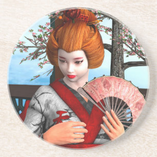 Dessous De Verre En Grès Geisha