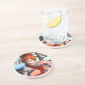 Dessous De Verre En Grès Geisha (Côté)