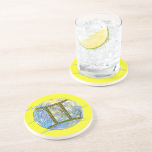 Dessous De Verre En Grès Gémeaux