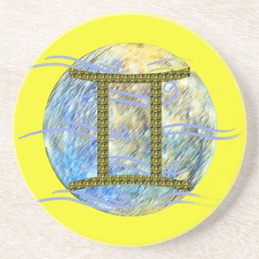 Dessous De Verre En Grès Gemini (Devant)