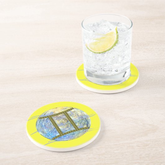 Dessous De Verre En Grès Gemini (Côté)