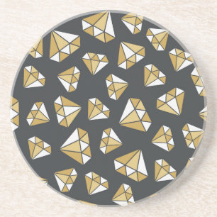 Dessous De Verre En Grès Gemstone Thème Vintage Motif sans couture.