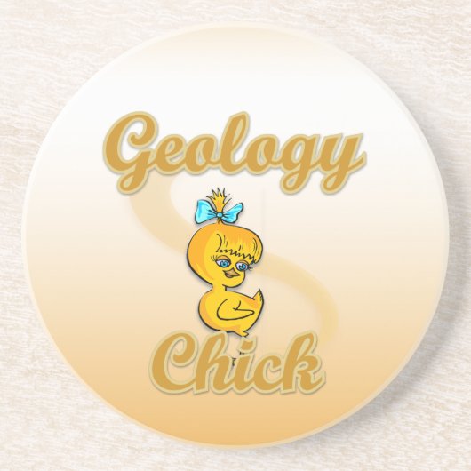 Dessous De Verre En Grès Géologie Chick (Devant)