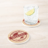 Dessous De Verre En Grès Géologie - Façonner le Logo Mondial (Asie/Australi (Côté)