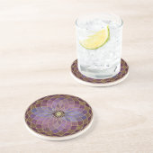 Dessous De Verre En Grès Géométrie sacrée (Côté)