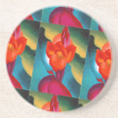 Dessous De Verre En Grès Géorgie O'Keefe 1919 Canne rouge (Devant)