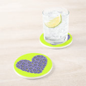 Dessous De Verre En Grès Gerber Daisy Heart (Côté)