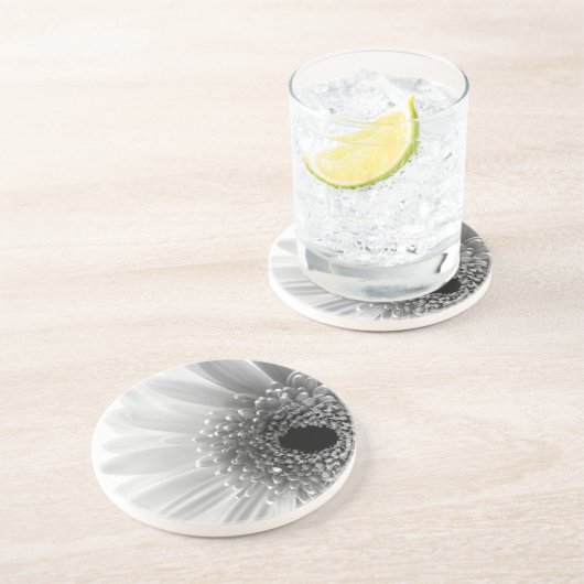 Dessous De Verre En Grès Gerbera Daisy (Côté)