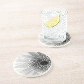 Dessous De Verre En Grès Gerbera marguerite (Côté)
