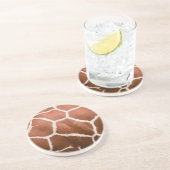 Dessous De Verre En Grès Girafe (Côté)
