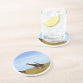 Dessous De Verre En Grès Giraffes africaines Safari (Côté)