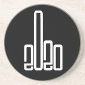 Dessous De Verre En Grès Give 2020 The Finger 2020 Sucks (Devant)