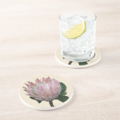 Dessous De Verre En Grès Glace à la fleur de protea (Côté)