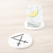 Dessous De Verre En Grès Gladiateur (Côté)
