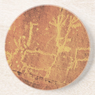 Dessous De Verre En Grès Glen Canyon National Recrereation Area, Utah, Éta