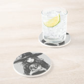 Dessous De Verre En Grès Glisseur de grès (Côté)