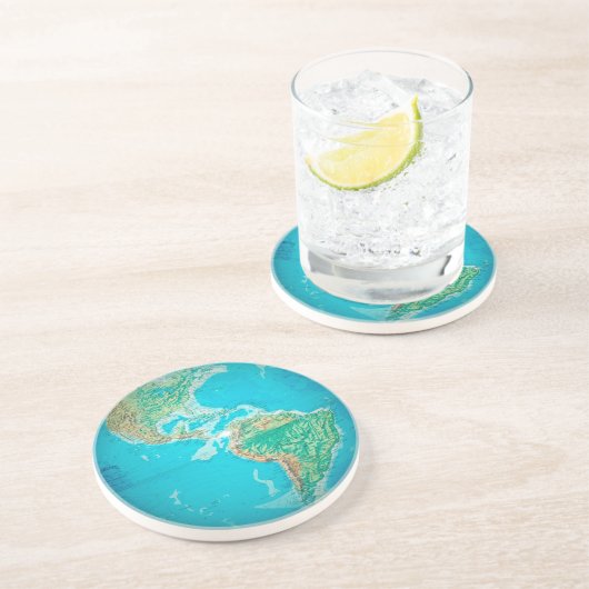 Dessous De Verre En Grès Globe (Côté)