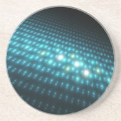 Dessous De Verre En Grès Globes bleus 3D (Devant)