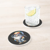 Dessous De Verre En Grès Gnome Hippie (Côté)