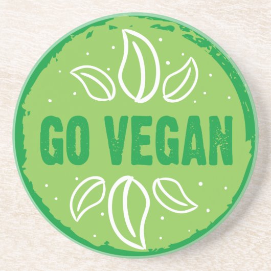 Dessous De Verre En Grès Go Vegan (Devant)
