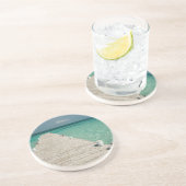 Dessous De Verre En Grès Goff Caye, une île populaire de Barrio Reef (Côté)