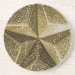 Dessous De Verre En Grès GOLD/YELLOW STAR coaster