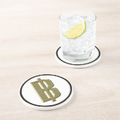 Dessous De Verre En Grès GOLDEN BAHT SIGNER ฿ devises thaïlandaises ฿ (Côté)