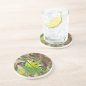 Dessous De Verre En Grès Goldfinch (Côté)